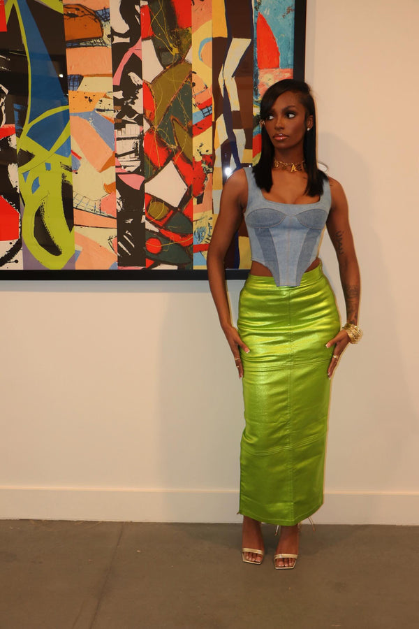 Metallic Skirt