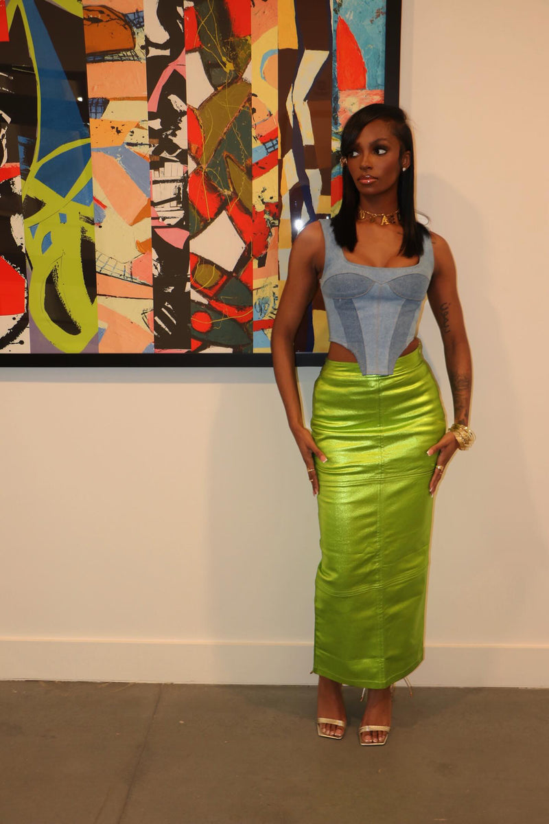 Metallic Skirt