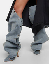 Load image into Gallery viewer, Denim Boots 2.0