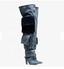 Load image into Gallery viewer, Denim Boots