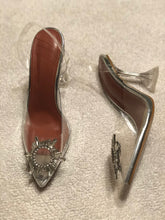 Load image into Gallery viewer, Cinderella glass heels